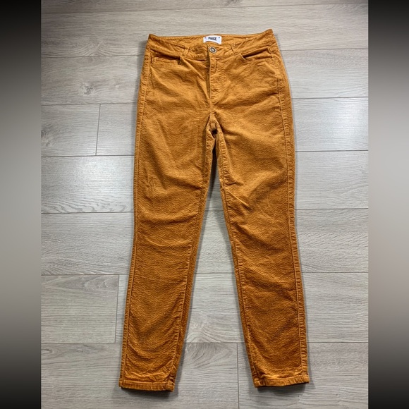 PAIGE Hoxton Skinny Ankle Corduroy Pants - Picture 2 of 15